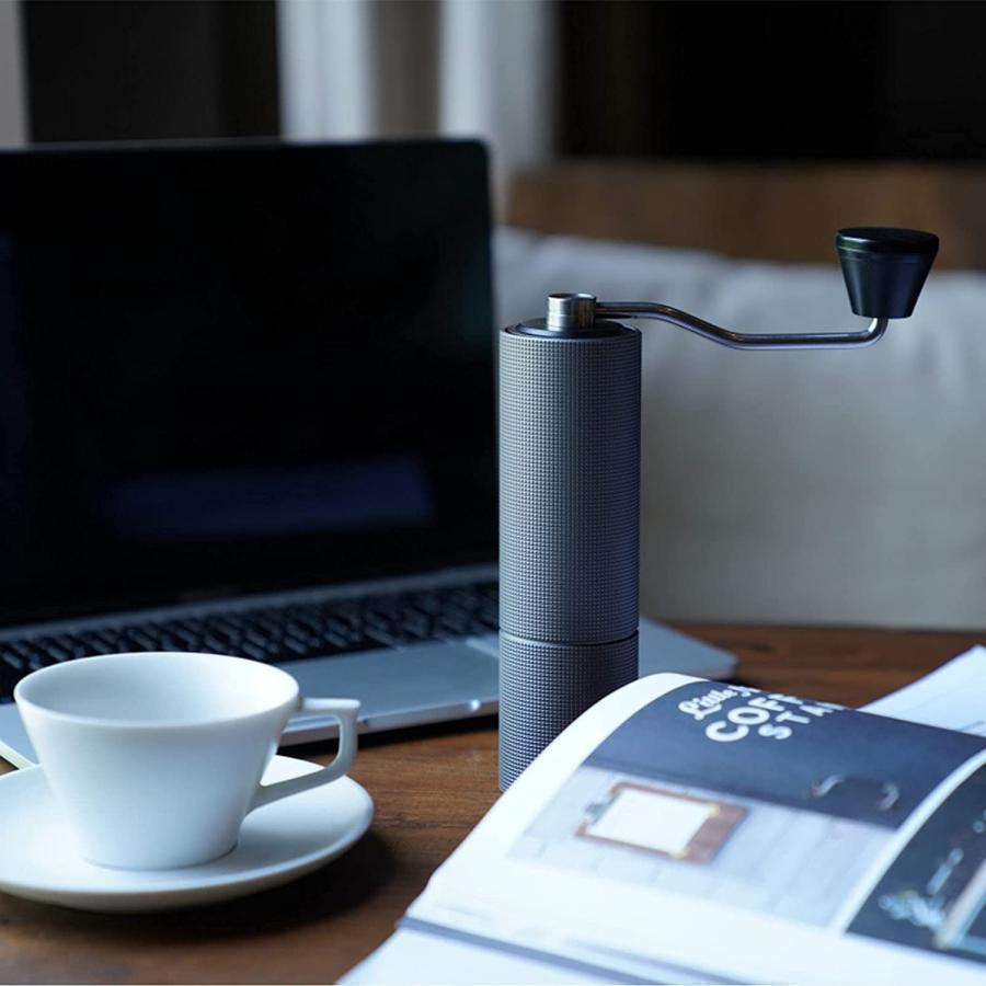 手挽きコーヒーミル 手動式 コーヒーグラインダー コーヒー豆挽き器 コーヒーミル 手動 タイムモア 新しいより大きな容量30グラム 粗さ調整可能 軽量 | ブランド登録なし | 07