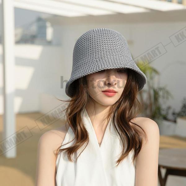 バケットハット 帽子 レディース 折りたたみ サイズ調整可夏 おしゃれ 春夏 秋 大人可愛い 日よけ 湿気 対策 UVカット 大きめ | ブランド登録なし | 14