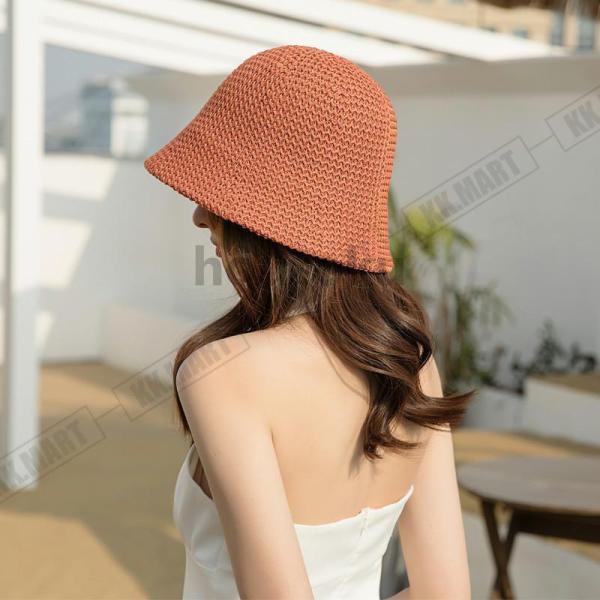 バケットハット 帽子 レディース 折りたたみ サイズ調整可夏 おしゃれ 春夏 秋 大人可愛い 日よけ 湿気 対策 UVカット 大きめ | ブランド登録なし | 17