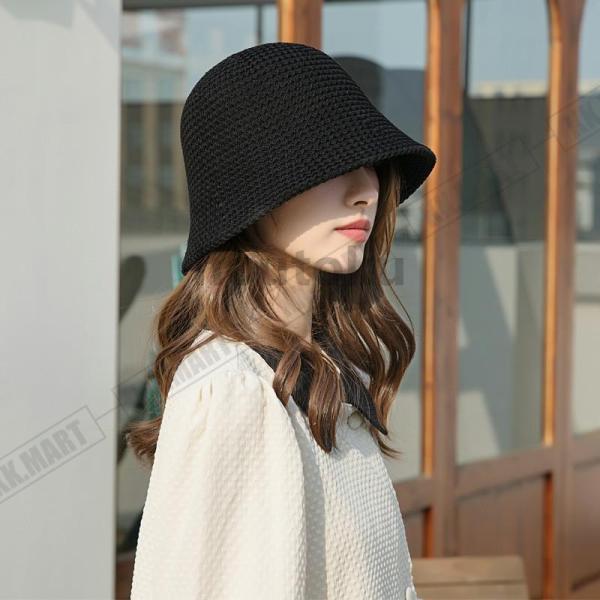 バケットハット 帽子 レディース 折りたたみ サイズ調整可夏 おしゃれ 春夏 秋 大人可愛い 日よけ 湿気 対策 UVカット 大きめ | ブランド登録なし | 03