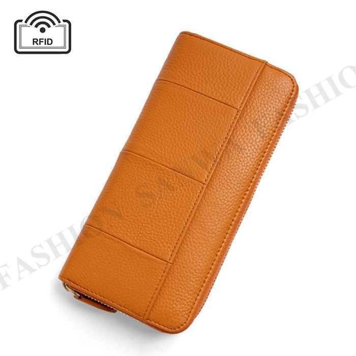 長財布 レディース 大容量 ラウンドファスナー 財布 ギャルソン型 カード収納 じゃばら財布 コインスルー スキミング防止 磁気防止 | ブランド登録なし | 10