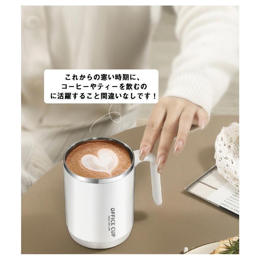 保温 保冷 マグカップ 500ml 取っ手付き 蓋付き ステンレス 真空 二重構造 タンブラー マグ コップ カップ おしゃれ オフィス 自宅 レ | ブランド登録なし | 12
