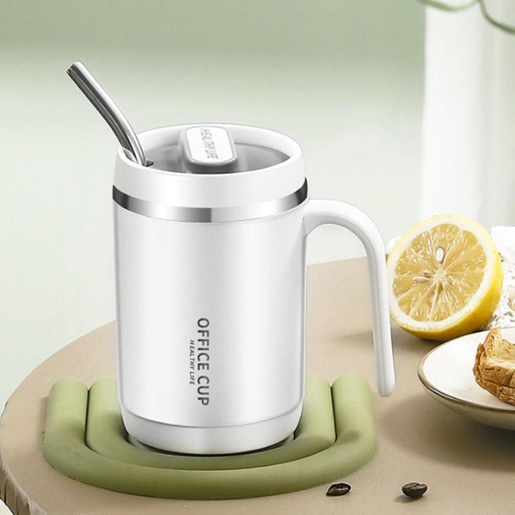 保温 保冷 マグカップ 500ml 取っ手付き 蓋付き ステンレス 真空 二重構造 タンブラー マグ コップ カップ おしゃれ オフィス 自宅 レ | ブランド登録なし | 03