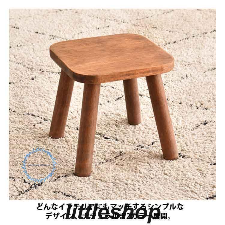 木製スツール キッズ 椅子 子供 ミニスツール おしゃれ 小さい ウッドスツール 子供用 イス 天然木 かわいい ロースツール 低い椅子 幼児 アンテ | ブランド登録なし | 11