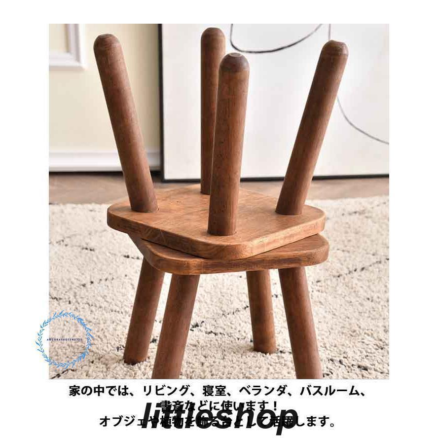 木製スツール キッズ 椅子 子供 ミニスツール おしゃれ 小さい ウッドスツール 子供用 イス 天然木 かわいい ロースツール 低い椅子 幼児 アンテ | ブランド登録なし | 12