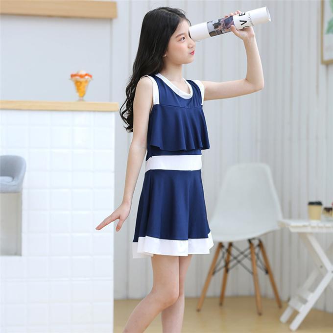スクール水着 キッズ 子供水着 スイムウェア ベビー水着 無地 オールインワン ジュニア ワンピース フリル水着 女の子 夏 水着セット 可愛い | ブランド登録なし | 08