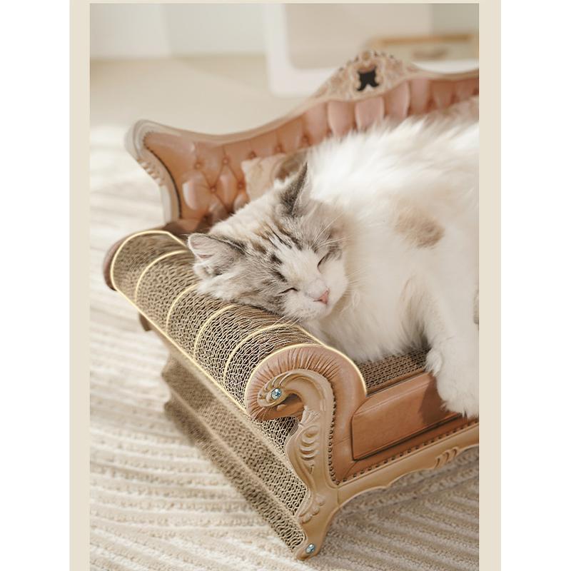 キャットソファー 爪研ぎ ダンボールハウス 段ボール つめとぎ ねこハウス ペット用品 ペットグッズ 猫用爪とぎ | ブランド登録なし | 07