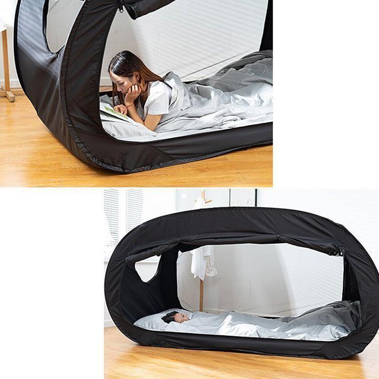 室内用テント プライベート一人用 二人用 避難所用 個室 自動ポップアップ ワンタッチ アウトドア キャンプ用品 子供 大人 洗える 花粉対策 | ブランド登録なし | 03