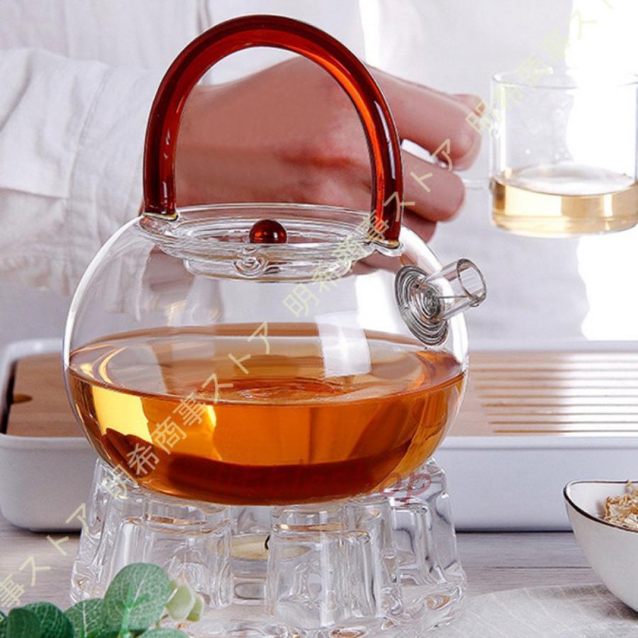 ガラス ティーポット IH対応 耐熱 耐冷 かわいい ポット コーヒー 紅茶 茶器 ステンレス茶こし付き 耐熱ガラス おしゃれ 大容量 ふたつき | ブランド登録なし | 10