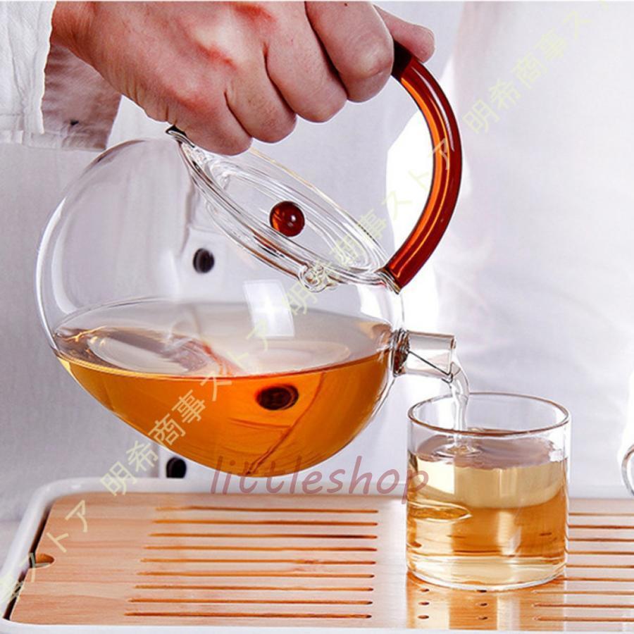 ガラス ティーポット IH対応 耐熱 耐冷 かわいい ポット コーヒー 紅茶 茶器 ステンレス茶こし付き 耐熱ガラス おしゃれ 大容量 ふたつき | ブランド登録なし | 11