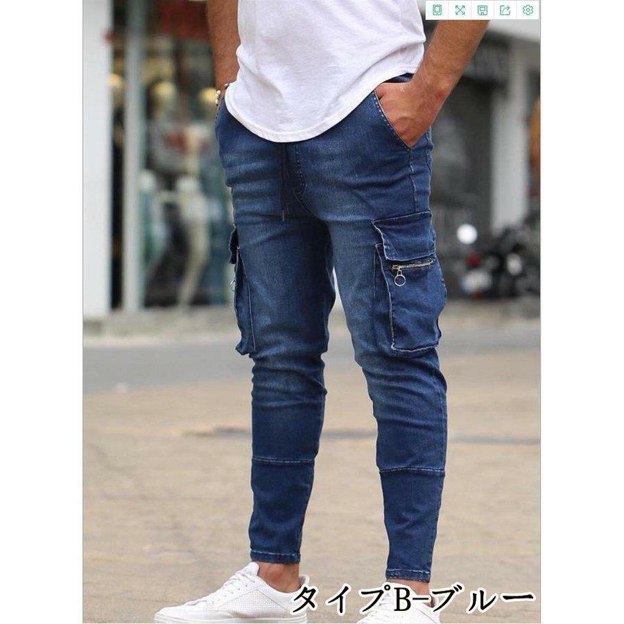 バイクパンツ メンズ デニムパンツ バイク レーシング オートバイパンツ バイクウェア ライダーパンツ 男性 耐磨 カジュアル 通勤 通学 父の日 | ブランド登録なし | 03