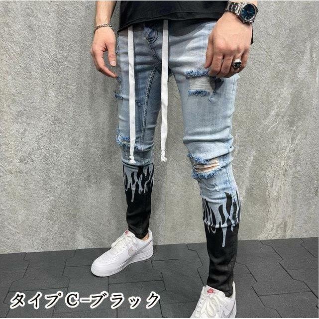 バイクパンツ メンズ デニムパンツ バイク レーシング オートバイパンツ バイクウェア ライダーパンツ 男性 耐磨 カジュアル 通勤 通学 父の日 | ブランド登録なし | 06