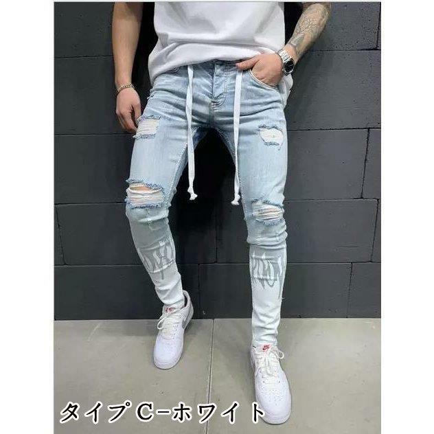 バイクパンツ メンズ デニムパンツ バイク レーシング オートバイパンツ バイクウェア ライダーパンツ 男性 耐磨 カジュアル 通勤 通学 父の日 | ブランド登録なし | 07