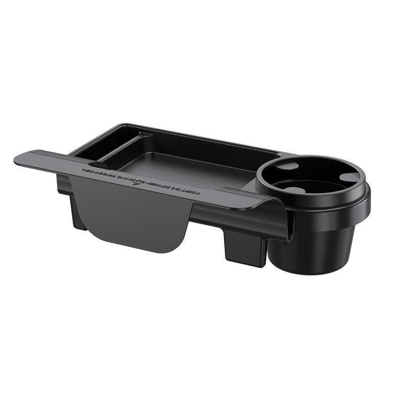 ドリンクホルダー トレイ 車用 車載 テーブル カップホルダー スマホホルダー 一体型 引っ掛け 取り付け簡単 車内収納 カーアクセサリー カー用品 | ブランド登録なし | 06