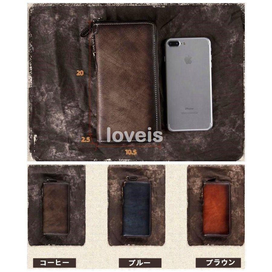 新入荷 復古 財布メンズ 長財布 レザー 革 牛革コードバン ギフトさいふ 仕分け収納 ウォレット 多機能 大容量 男性 ギフト 紳士用 | ブランド登録なし | 01