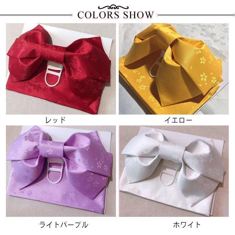 浴衣帯 作り帯 浴衣 単品 初心者 子供 レディース 帯 結び帯 夏用 付け帯 浴衣帯 帯 全11色 夏祭り 夕涼み クローバーレディース 花火大会 | ブランド登録なし | 05