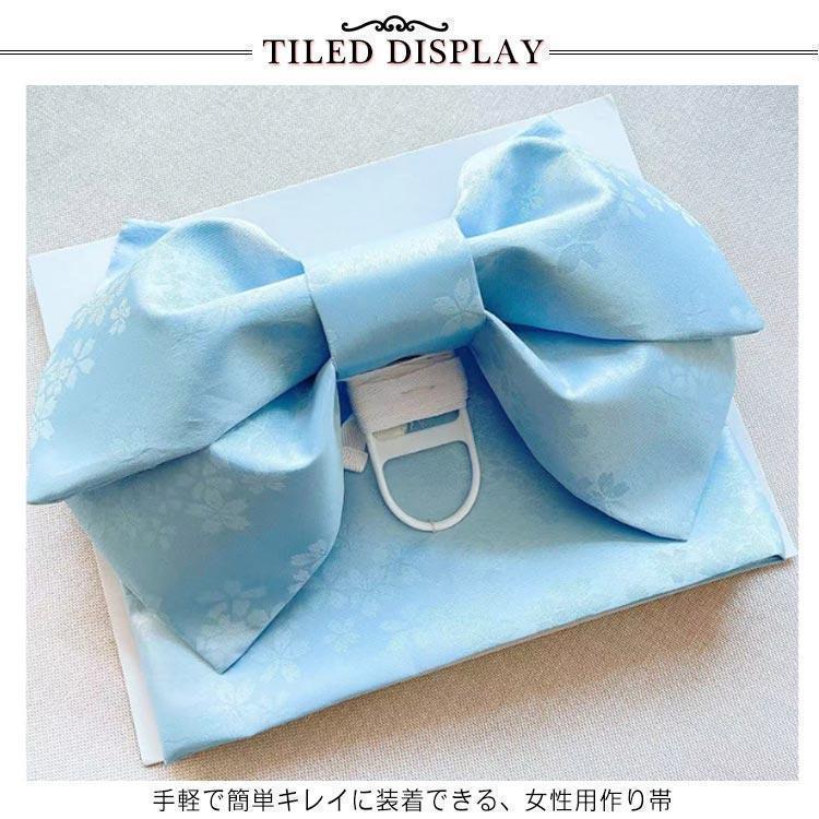 浴衣帯 作り帯 浴衣 単品 初心者 子供 レディース 帯 結び帯 夏用 付け帯 浴衣帯 帯 全11色 夏祭り 夕涼み クローバーレディース 花火大会 | ブランド登録なし | 08