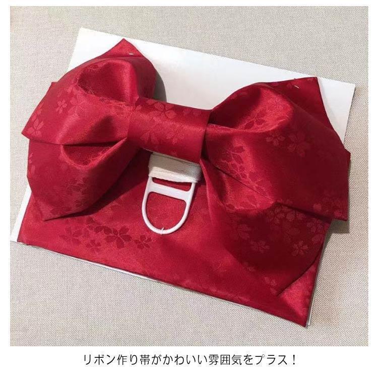 浴衣帯 作り帯 浴衣 単品 初心者 子供 レディース 帯 結び帯 夏用 付け帯 浴衣帯 帯 全11色 夏祭り 夕涼み クローバーレディース 花火大会 | ブランド登録なし | 09