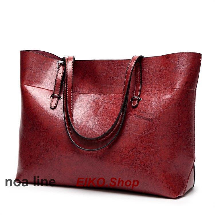 メンズ レディース ビジネス 大きめ おしゃれ A4 革 無地 ヴィンテージ 通勤 通学 トートバック 本革風 ポケット多数 多機能 | ブランド登録なし | 03