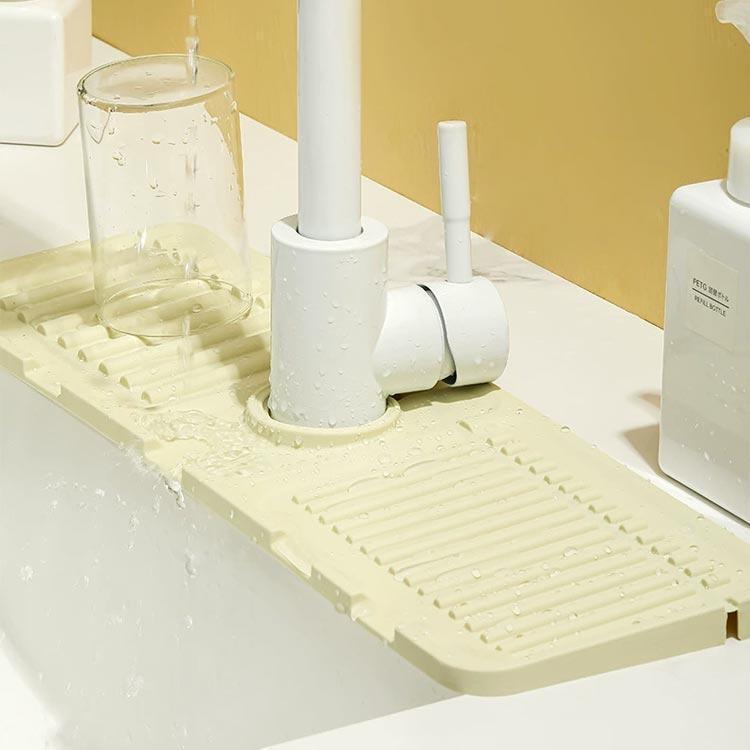 蛇口水切りマット キッチン用品 蛇口 水切りマット 蛇口排水マット 水切りマット シリコン 蛇口乾燥 ソフト 抗菌 カビ防止 水分乾燥パッド 滑り止め | ブランド登録なし | 02