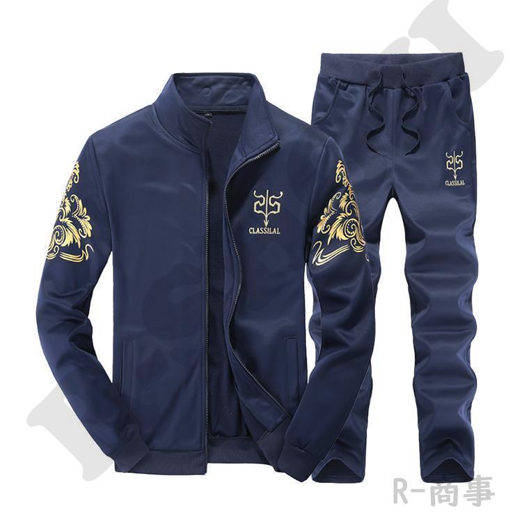 ジャージ メンズ 上下セット 長袖 上下 セットアップ スポーツ 前開き ルームウェア 春夏秋冬 黒 おすすめ おしゃれ 部屋着 運動着ロングパンツ | ブランド登録なし | 09