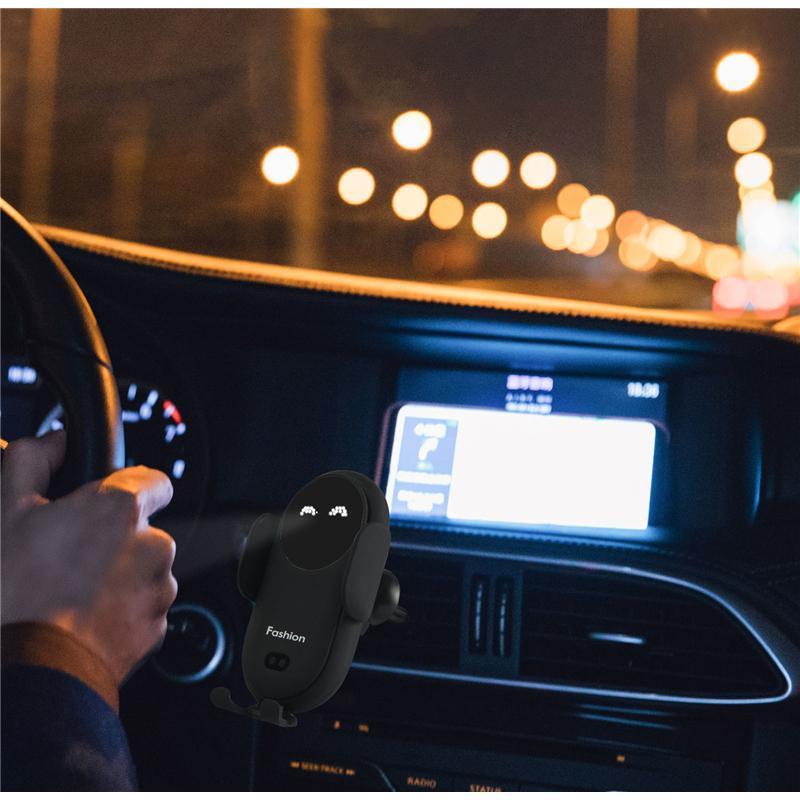 ワイヤレス 充電器 車 車載 スマホホルダー 置くだけ充電 自動開閉式 スタンド iPhone 貼り付け 吸盤 急速充電 充電ホルダー Qi充電対応 | ブランド登録なし | 14