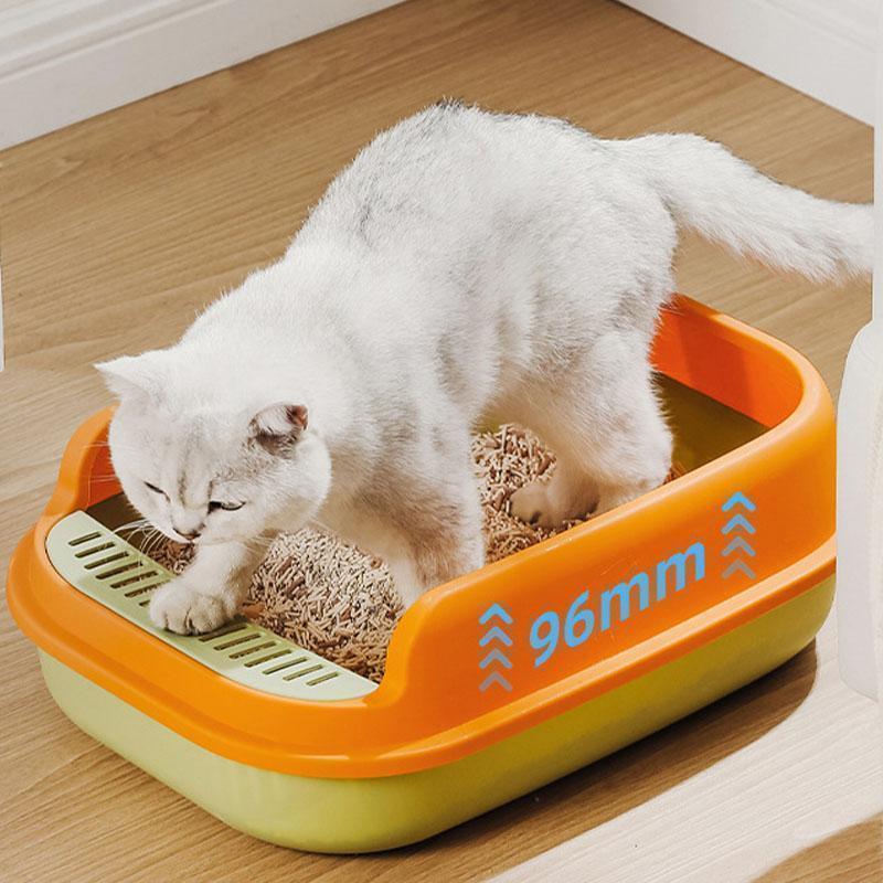 猫トイレ 砂 におい対策 おしゃれ 上から猫トイレ 猫用トイレ用品 ペット用 ネコのトイレ 大型 ペット用 ペットトイレ | ブランド登録なし | 12