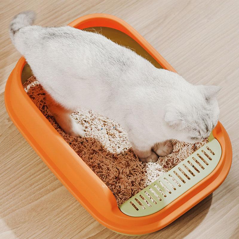 猫トイレ 砂 におい対策 おしゃれ 上から猫トイレ 猫用トイレ用品 ペット用 ネコのトイレ 大型 ペット用 ペットトイレ | ブランド登録なし | 13