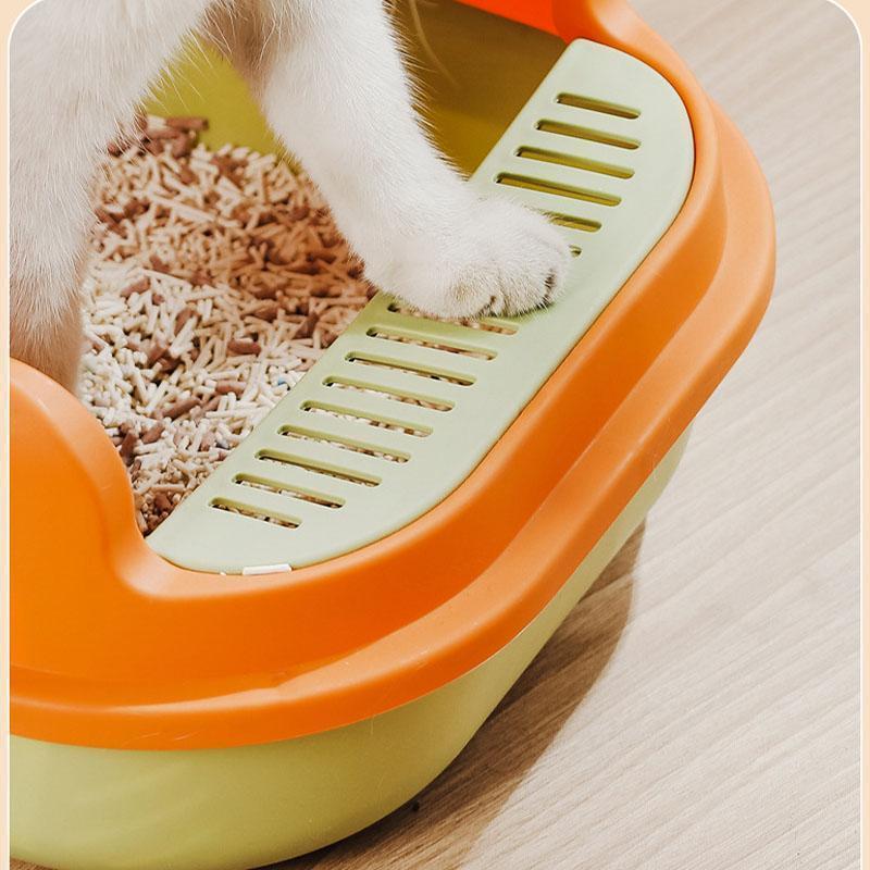 猫トイレ 砂 におい対策 おしゃれ 上から猫トイレ 猫用トイレ用品 ペット用 ネコのトイレ 大型 ペット用 ペットトイレ | ブランド登録なし | 17