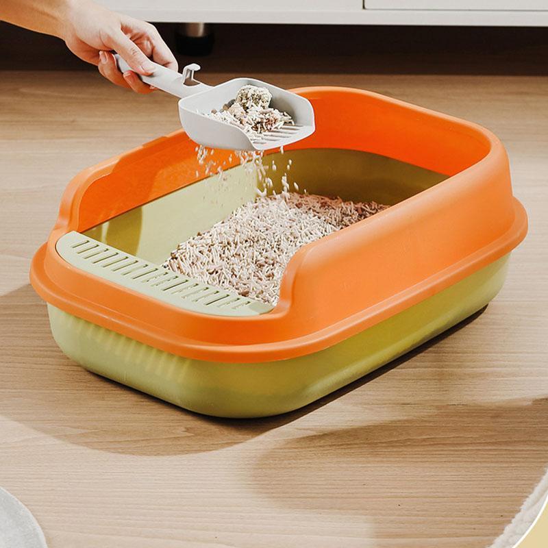 猫トイレ 砂 におい対策 おしゃれ 上から猫トイレ 猫用トイレ用品 ペット用 ネコのトイレ 大型 ペット用 ペットトイレ | ブランド登録なし | 18