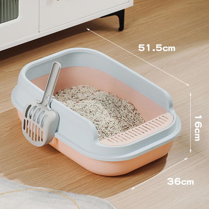 猫トイレ 砂 におい対策 おしゃれ 上から猫トイレ 猫用トイレ用品 ペット用 ネコのトイレ 大型 ペット用 ペットトイレ | ブランド登録なし | 03