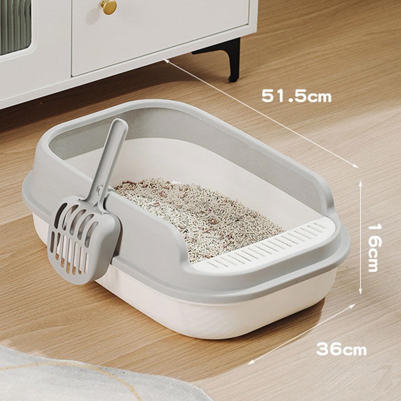 猫トイレ 砂 におい対策 おしゃれ 上から猫トイレ 猫用トイレ用品 ペット用 ネコのトイレ 大型 ペット用 ペットトイレ | ブランド登録なし | 04