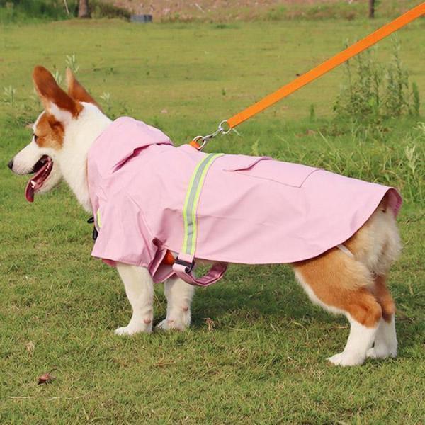レインコート 犬 フード付き レインウェア 着せやすい 中型犬 小型犬 柴犬 防水 撥水 ペット用 犬用 散歩 カッパ 雨具 雪 雨の日 | ブランド登録なし | 15