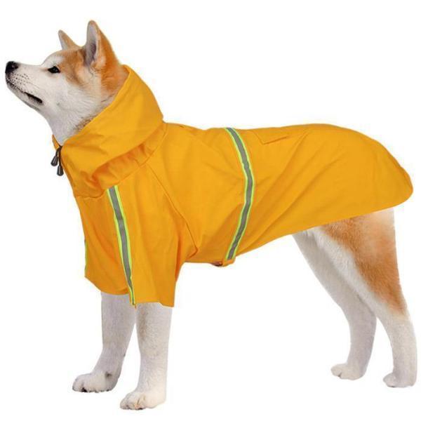 レインコート 犬 フード付き レインウェア 着せやすい 中型犬 小型犬 柴犬 防水 撥水 ペット用 犬用 散歩 カッパ 雨具 雪 雨の日 | ブランド登録なし | 02