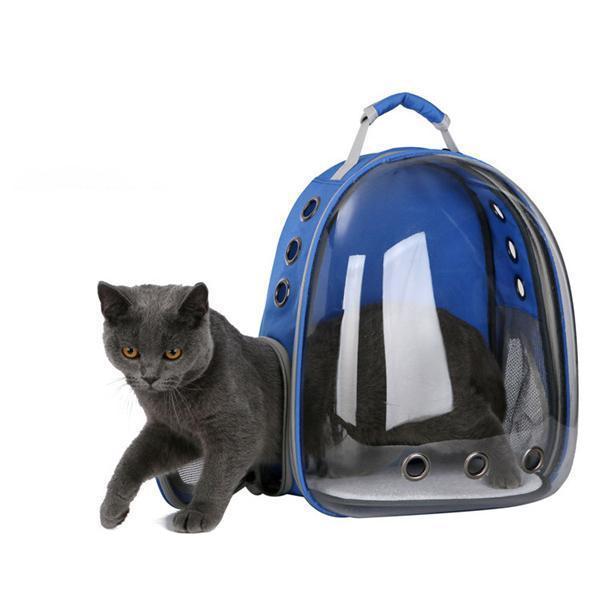 ペット キャリーバッグ 猫リュック 透明 宇宙船カプセル型 小型猫犬用品 猫用品キャリーバッグ ペット用品 軽い コンパクト 通気性抜群 お出かけ用 | ブランド登録なし | 11