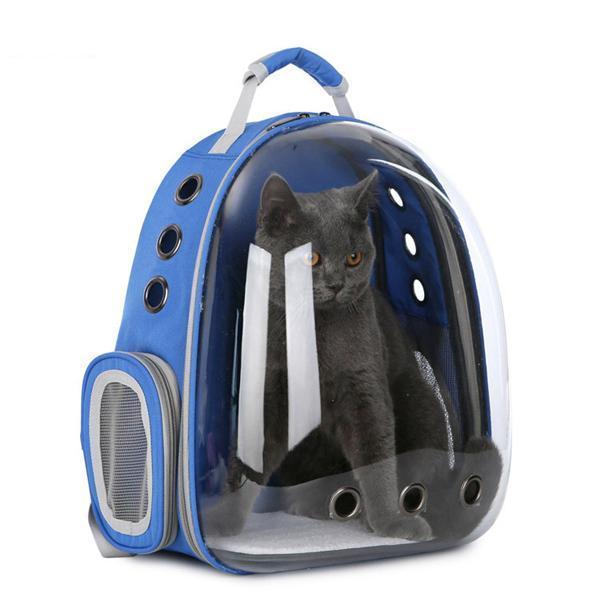 ペット キャリーバッグ 猫リュック 透明 宇宙船カプセル型 小型猫犬用品 猫用品キャリーバッグ ペット用品 軽い コンパクト 通気性抜群 お出かけ用 | ブランド登録なし | 12