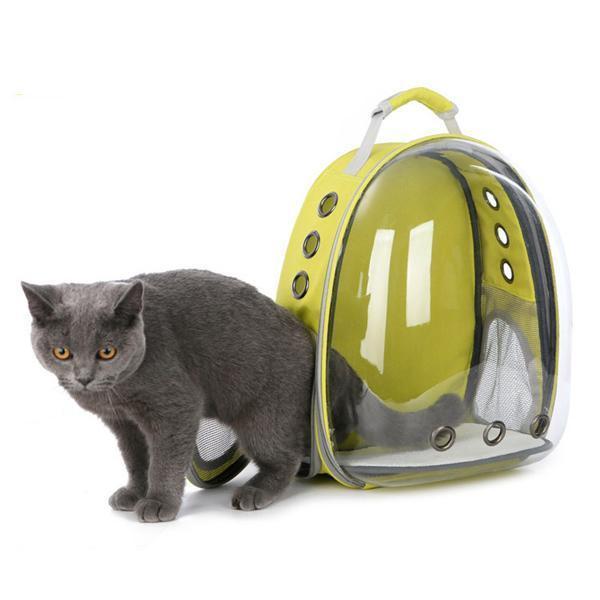 ペット キャリーバッグ 猫リュック 透明 宇宙船カプセル型 小型猫犬用品 猫用品キャリーバッグ ペット用品 軽い コンパクト 通気性抜群 お出かけ用 | ブランド登録なし | 13