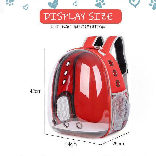 ペット キャリーバッグ 猫リュック 透明 宇宙船カプセル型 小型猫犬用品 猫用品キャリーバッグ ペット用品 軽い コンパクト 通気性抜群 お出かけ用 | ブランド登録なし | 07