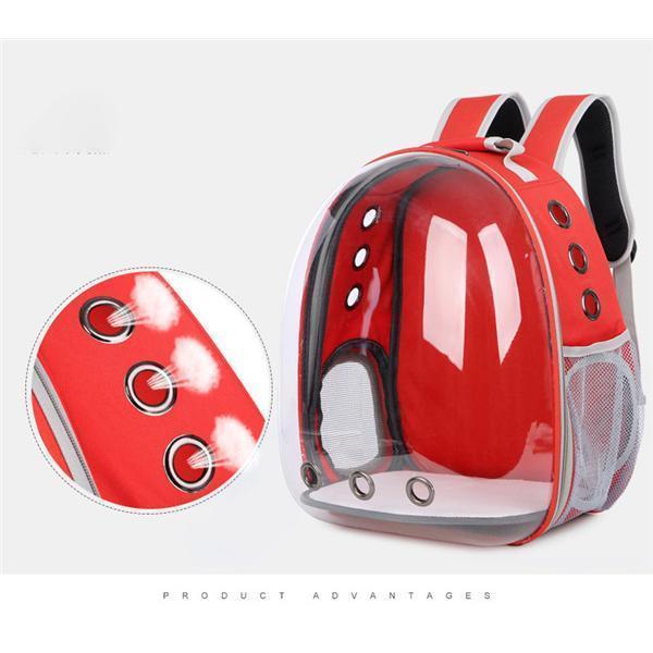 ペット キャリーバッグ 猫リュック 透明 宇宙船カプセル型 小型猫犬用品 猫用品キャリーバッグ ペット用品 軽い コンパクト 通気性抜群 お出かけ用 | ブランド登録なし | 08