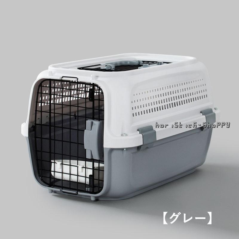ペットキャリー 犬 猫 キャリーケース キャリーバッグ ペット用キャリー Mサイズ Lサイズ ハード キャリー コンテナ 出入りしやすい2ドア 小型犬 | ブランド登録なし | 01