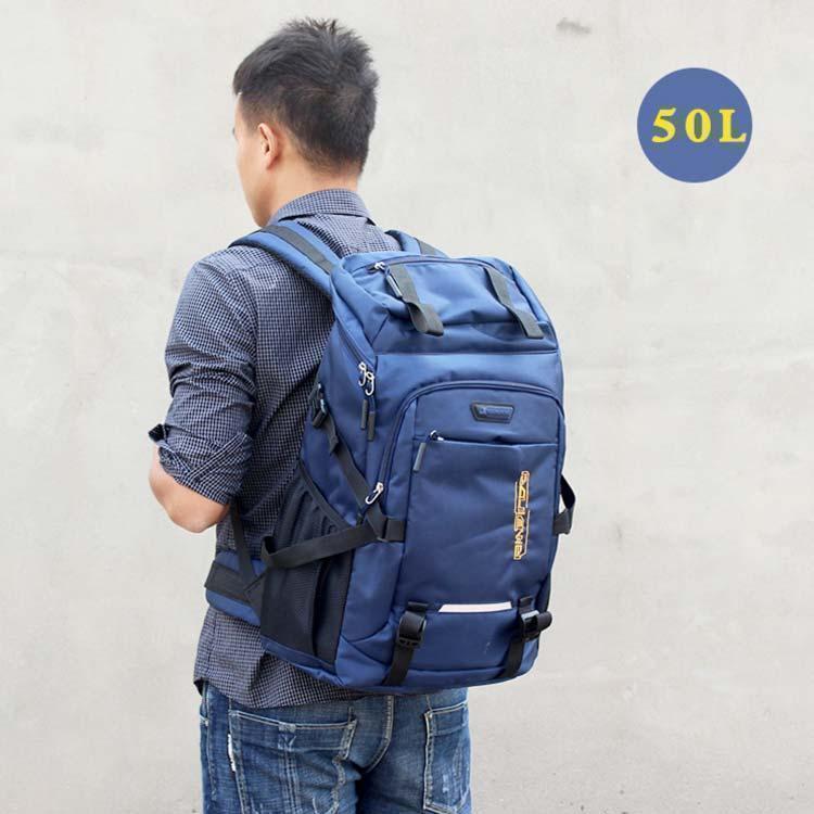 リュック メンズ バックパック 大容量 50L かばん レディース オールシーズン 大型 撥水 登山 通学 通勤 男女兼用 スポーツリュック ジムバッ | ブランド登録なし | 14