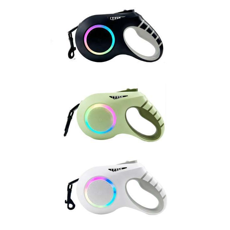 大型犬 伸縮リード 6m LED ライト付き 雰囲気ライト USB 充電式 犬 リード 伸縮 光る 犬用 中型犬 小型犬 ドッグリード タッチパネル | ブランド登録なし | 15