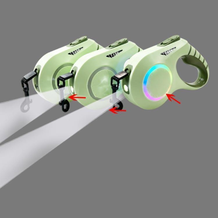 大型犬 伸縮リード 6m LED ライト付き 雰囲気ライト USB 充電式 犬 リード 伸縮 光る 犬用 中型犬 小型犬 ドッグリード タッチパネル | ブランド登録なし | 04