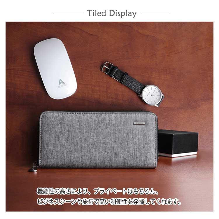 長財布 メンズ財布 オックスフォード ラウンドファスナー 大容量 カード入れ 小銭入れ スマホ収納 防水加工 無地 カジュアル 学生 | ブランド登録なし | 07