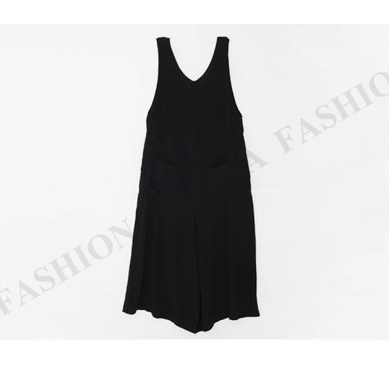 サロペット オールインワン レディース オーバーオール 春コーデ 無地 可愛い OL ワイドパンツ 夏服 20代30代40代 オフィス 50代 パンツ | ブランド登録なし | 04