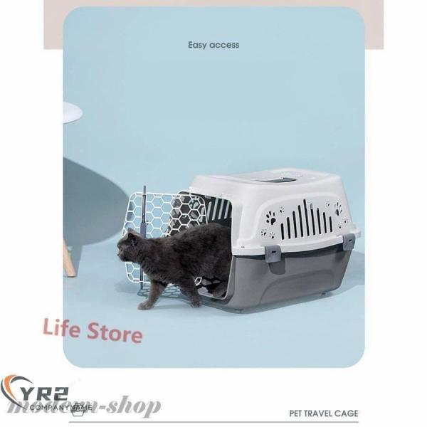 ペットキャリーペットキャリーペット用犬用猫用コンテナキャリーバッグハードキャリーキャリーケースプラスチック防災避難ペット用 | ブランド登録なし | 07