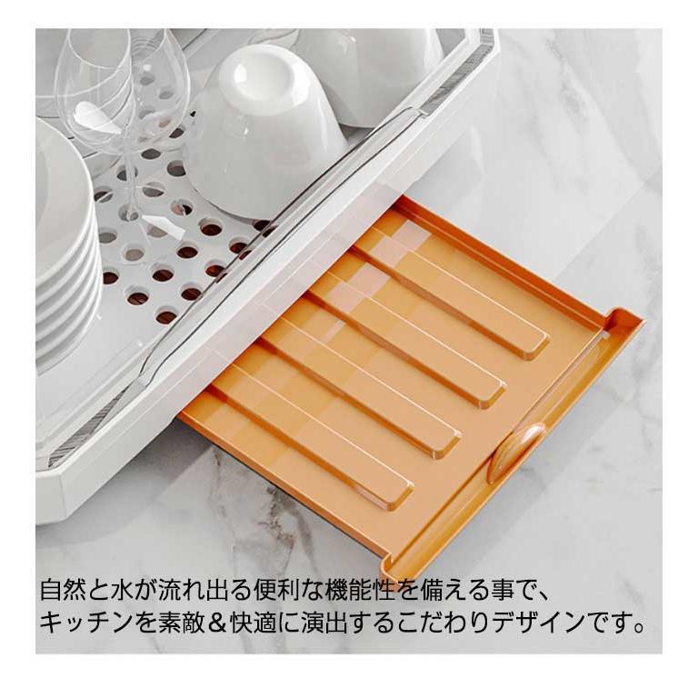 キッチンカウンター 収納 水切りラック 上 ラック 台所 フタ付き キッチンラック 収納 水切りかご フードケース キッチン収納ケース キッチンスト | ブランド登録なし | 10