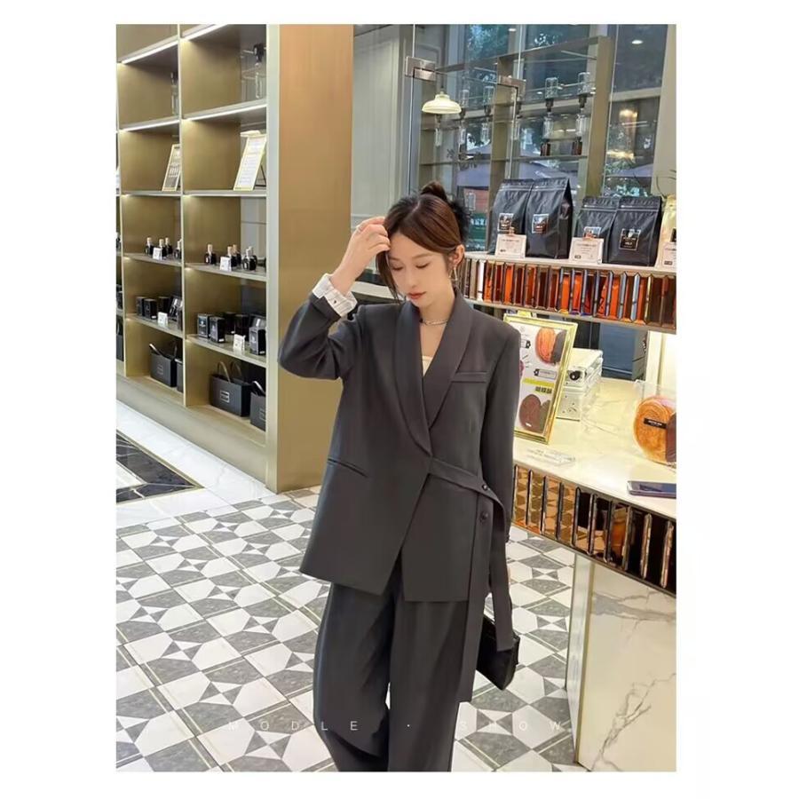 セットアップ レディース スーツ 結婚式 50代 40代 春 夏 秋 コーデ カジュアル 女性用スーツ ママスーツ 母の日 おしゃれ 通勤 着痩せ 服 | ブランド登録なし | 12