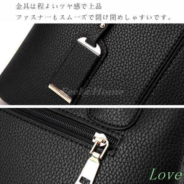 ハンドバッグ レディース トートバッグ ショルダーバッグ バッグ 大容量 PU 防水 新作 2way 手提げ 斜めがけ 通勤バッグ スクエアバッグ | ブランド登録なし | 09