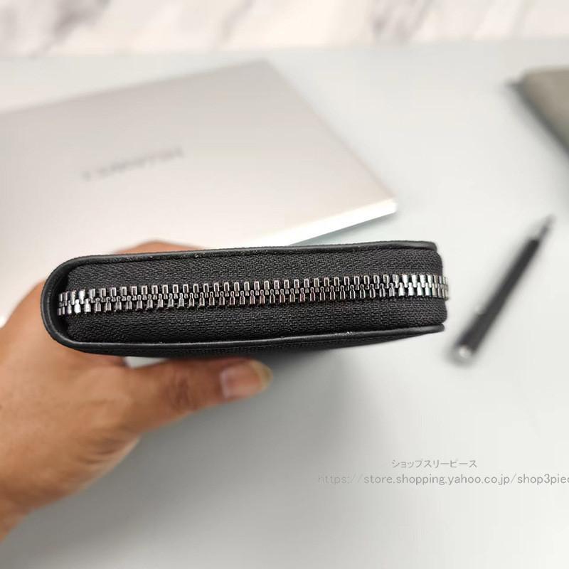 財布 メンズ 長財布 キャンバス レディース ロングウォレット ビジネス 大容量 ラウンドファスナー シンプル 黒 学生 おしゃれ ギフト かっこいい | ブランド登録なし | 16